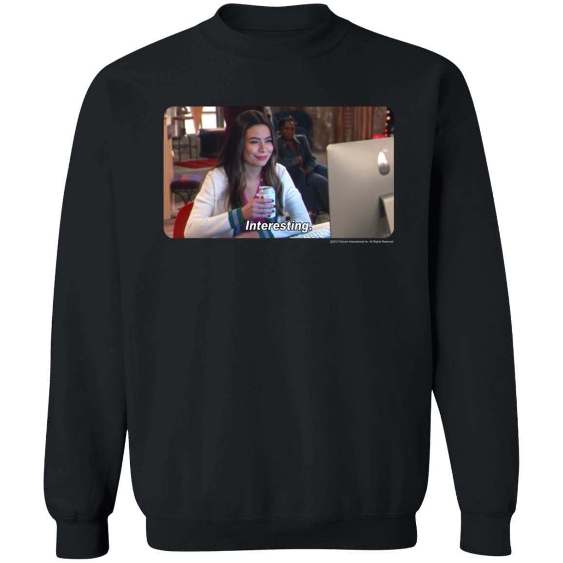 Icarly Interesting Carly Photoreal Meme Shirt Megan's Interesting 2021 Reboot Icarly Interesting Carly Photoreal Meme Shirt - Teechipus