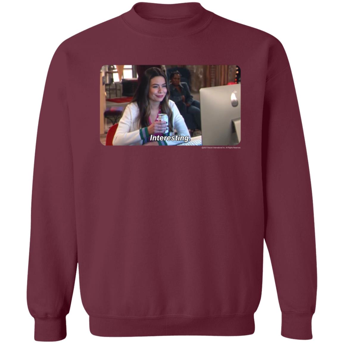 Icarly Interesting Carly Photoreal Meme Shirt Megan's Interesting 2021 Reboot Icarly Interesting Carly Photoreal Meme Shirt - Teechipus
