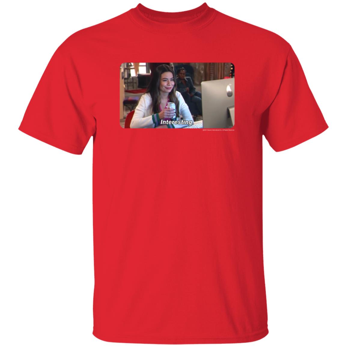 Icarly Interesting Carly Photoreal Meme Shirt Megan's Interesting 2021 Reboot Icarly Interesting Carly Photoreal Meme Shirt - Teechipus