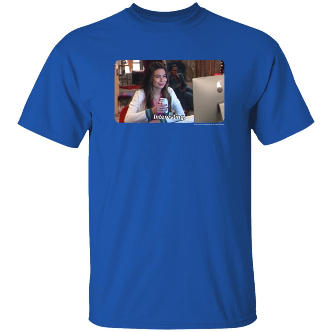 Icarly Interesting Carly Photoreal Meme Shirt Megan's Interesting 2021 Reboot Icarly Interesting Carly Photoreal Meme Shirt - Teechipus