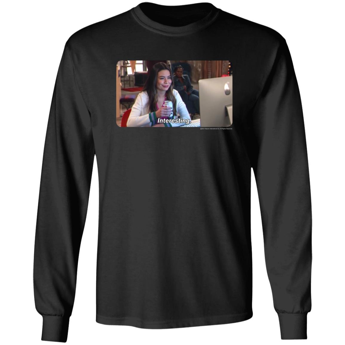 Icarly Interesting Carly Photoreal Meme Shirt Megan's Interesting 2021 Reboot Icarly Interesting Carly Photoreal Meme Shirt - Teechipus