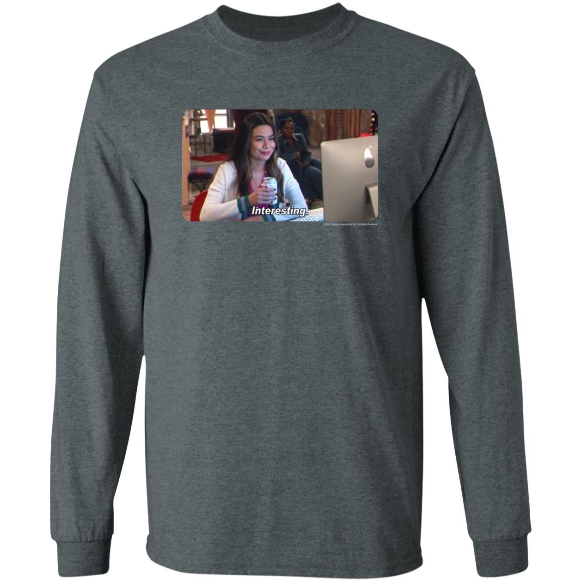 Icarly Interesting Carly Photoreal Meme Shirt Megan's Interesting 2021 Reboot Icarly Interesting Carly Photoreal Meme Shirt - Teechipus