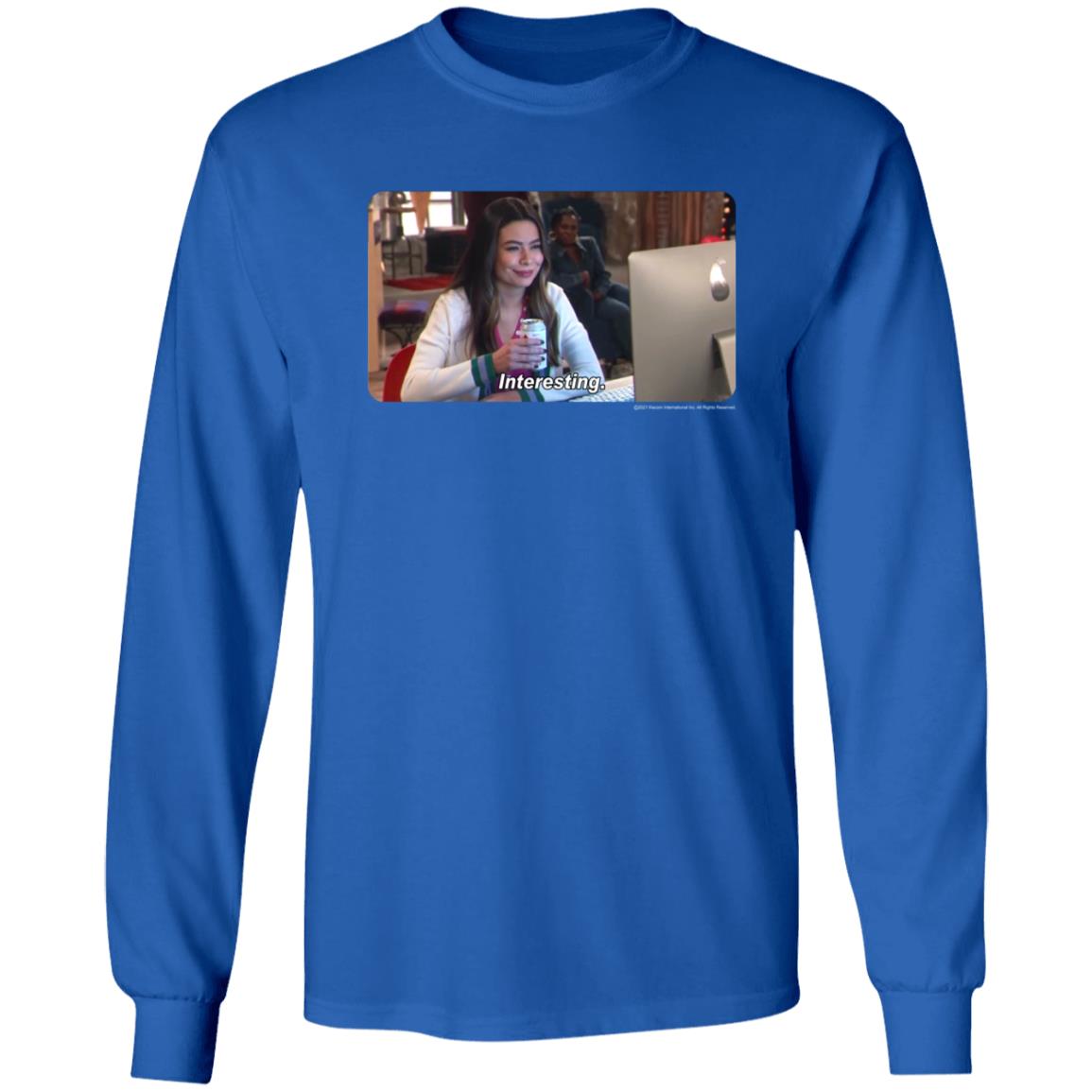 Icarly Interesting Carly Photoreal Meme Shirt Megan's Interesting 2021 Reboot Icarly Interesting Carly Photoreal Meme Shirt - Teechipus