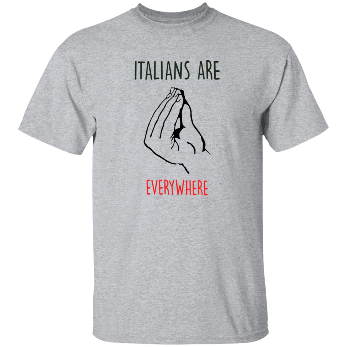 Italians Are Everywhere Shirt Guy Freire Italians Are Everywhere Shirt - Teechipus