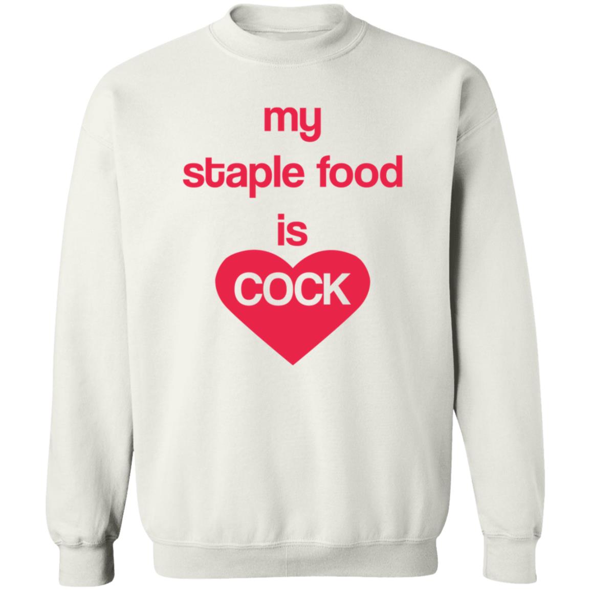 My Staple Food Is Cock Shirt Remanedur My Staple Food Is Cock Shirt - Teechipus