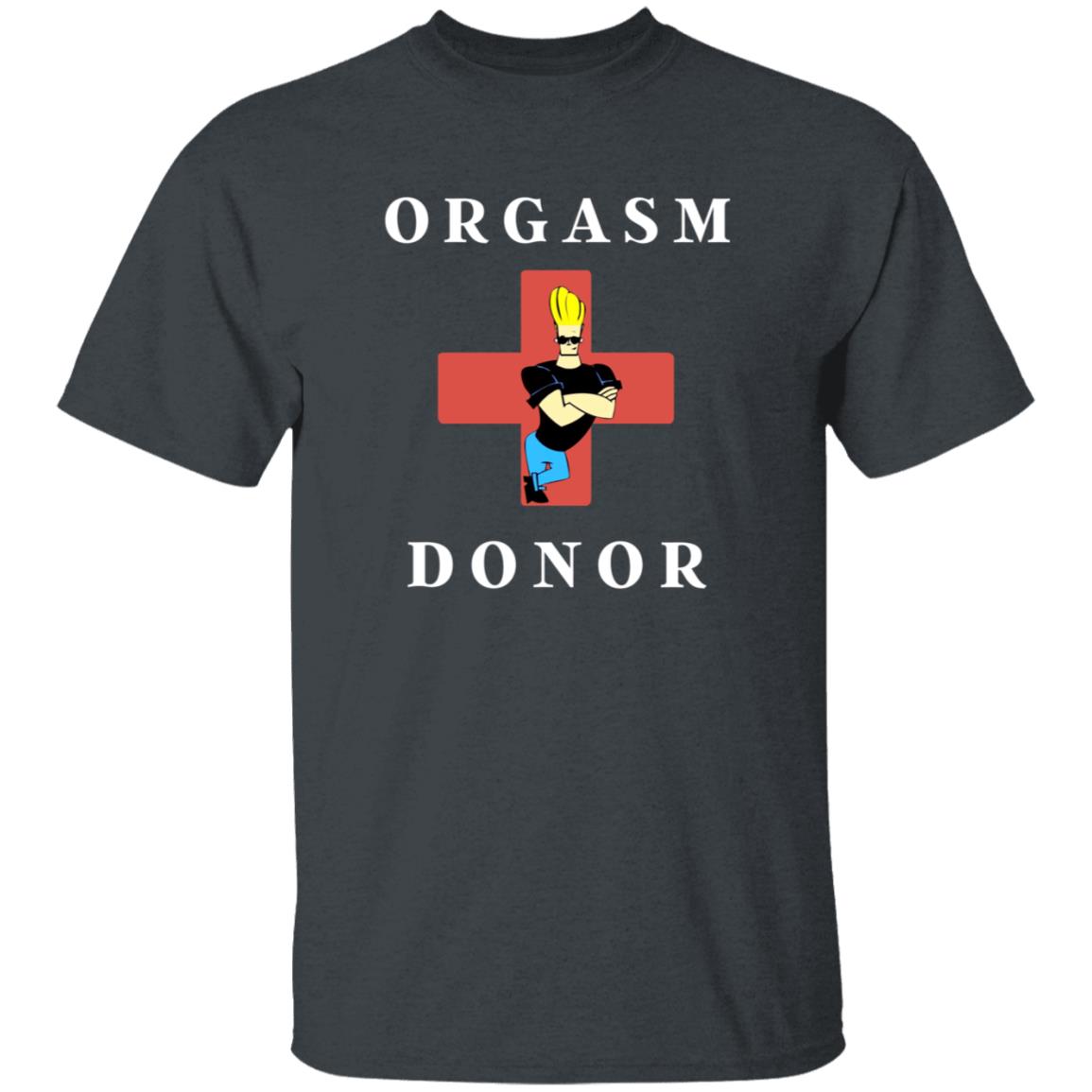 Johny Bravo Orgasm Donor Shirt Dumbtshirtz Johny Bravo Orgasm Donor Shirt - Teechipus