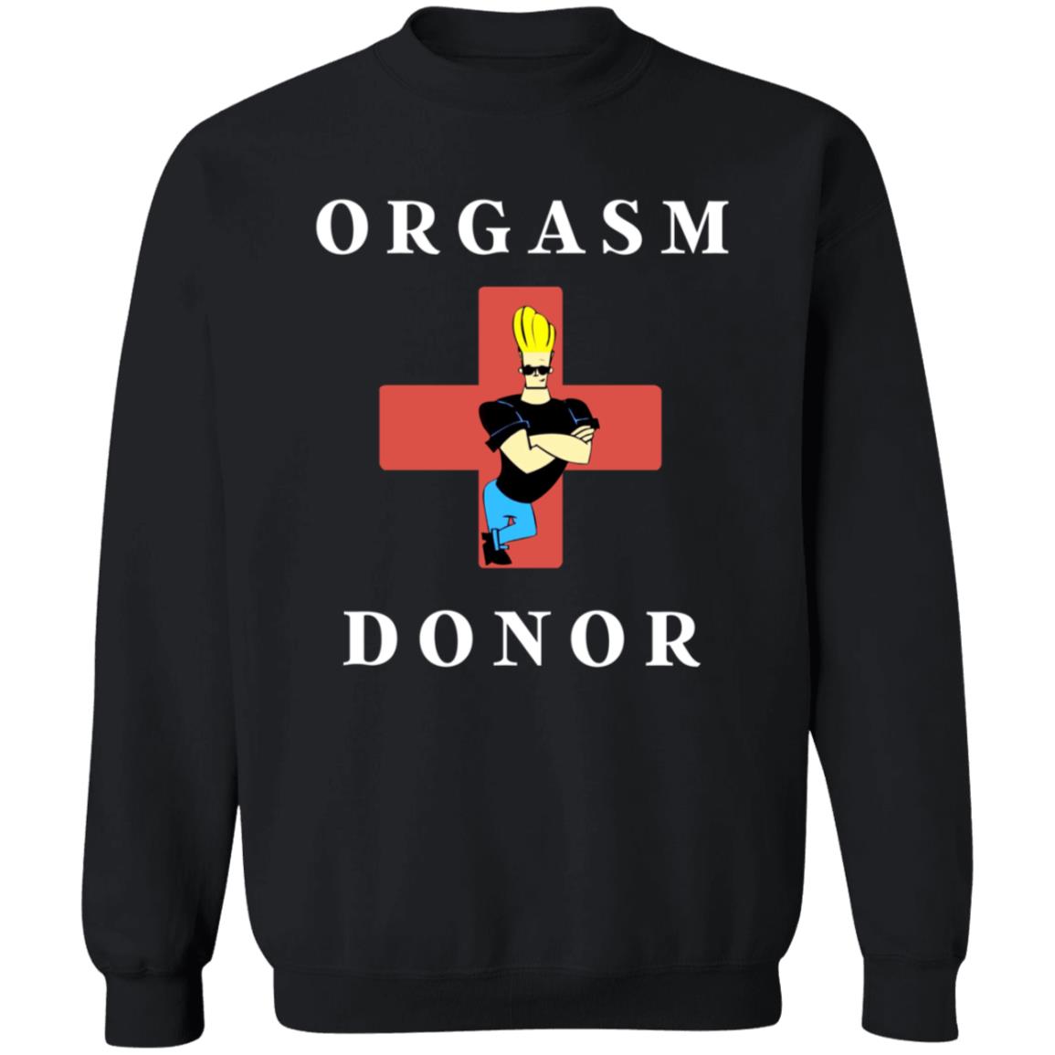 Johny Bravo Orgasm Donor Shirt Dumbtshirtz Johny Bravo Orgasm Donor Shirt - Teechipus