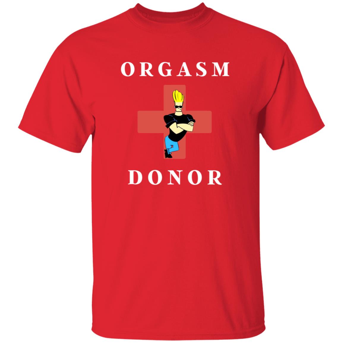 Johny Bravo Orgasm Donor Shirt Dumbtshirtz Johny Bravo Orgasm Donor Shirt - Teechipus