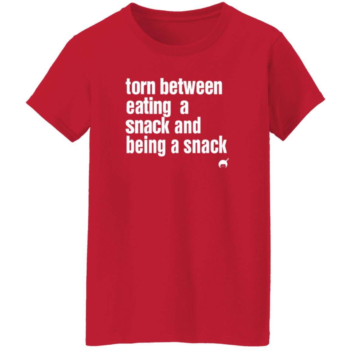 Torn Between Eating A Snack And Being A Snack Shirt Soulphoodie Store Eating A Snack Shirt - Teechipus