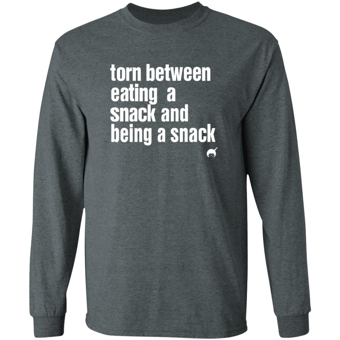 Torn Between Eating A Snack And Being A Snack Shirt Soulphoodie Store Eating A Snack Shirt - Teechipus