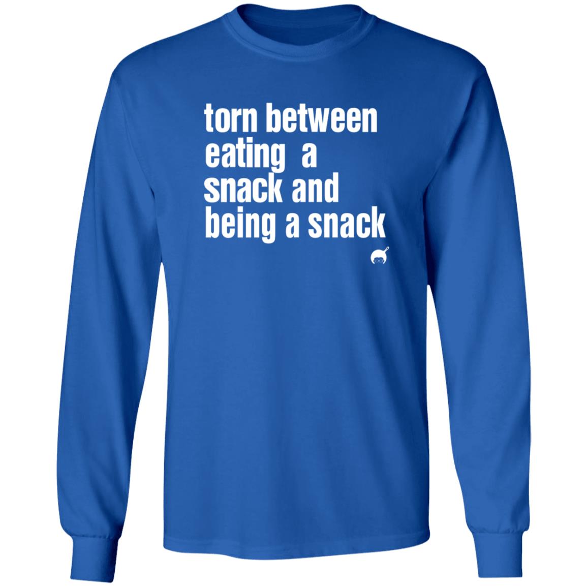 Torn Between Eating A Snack And Being A Snack Shirt Soulphoodie Store Eating A Snack Shirt - Teechipus