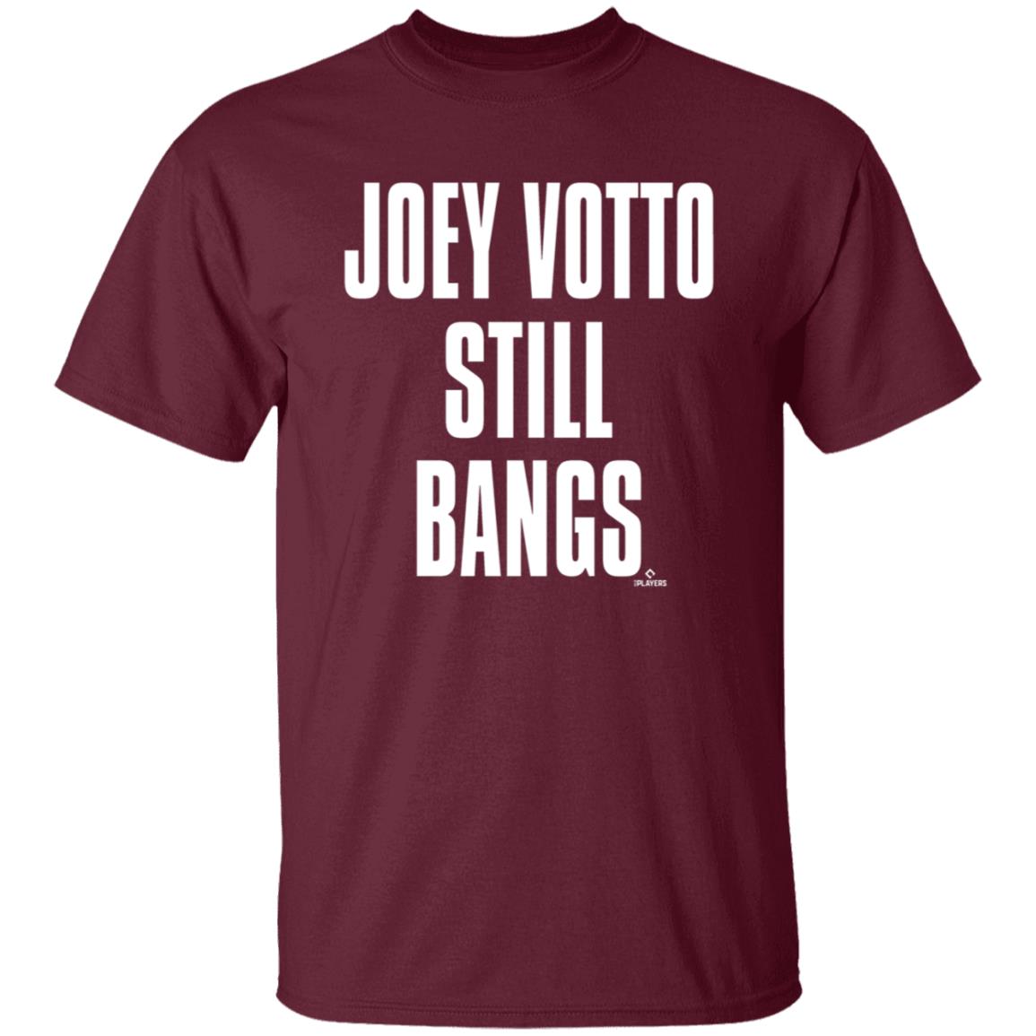 Joey Votto Still Bangs Shirt Homage Store Cincinnati Red Joey Votto Shirt - Teechipus