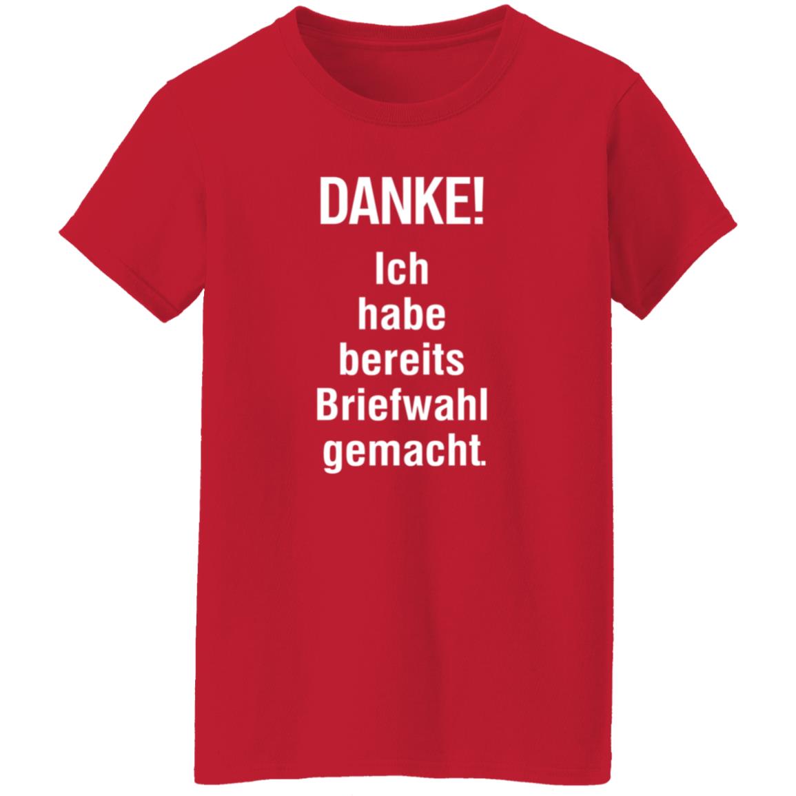 Danke Ich Habe Bereits Briefwahl Gemacht Shirt Extra3 Danke Ich Habe Bereits Briefwahl Gemacht Shirt - Teechipus