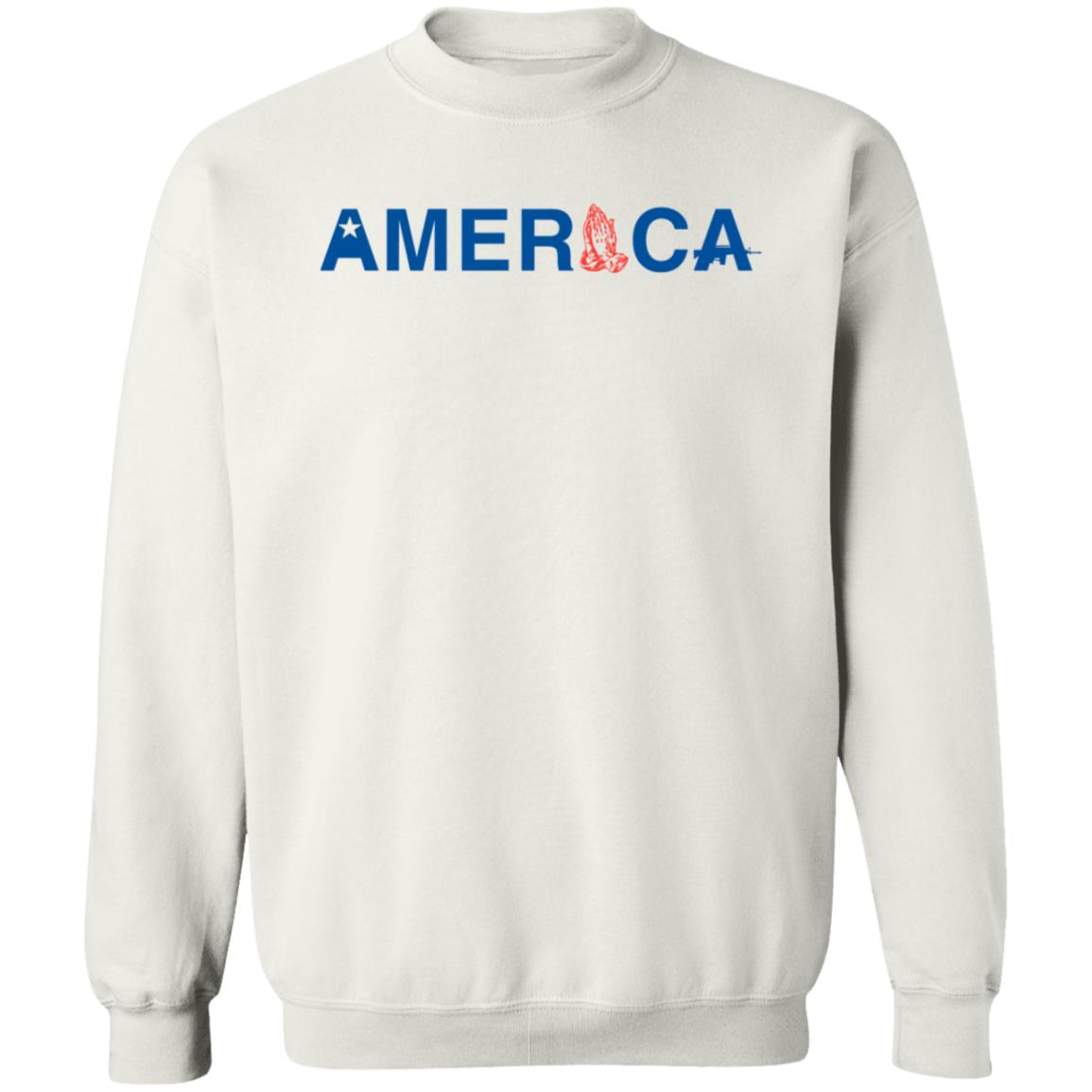 America Star Praying Hands Gun Shirt Kyle Kashuv America Star Praying Hands Gun Shirt - Teechipus
