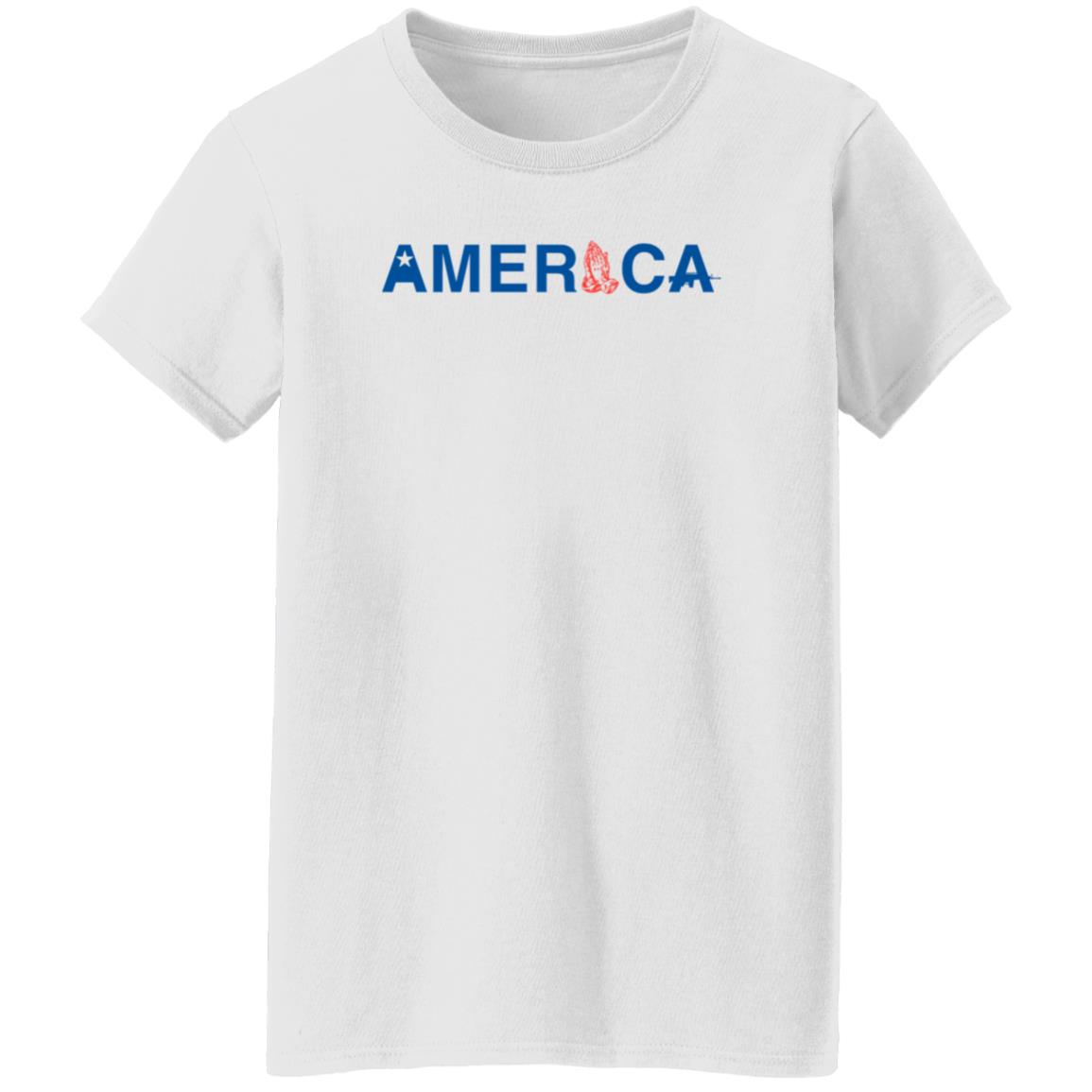 America Star Praying Hands Gun Shirt Kyle Kashuv America Star Praying Hands Gun Shirt - Teechipus