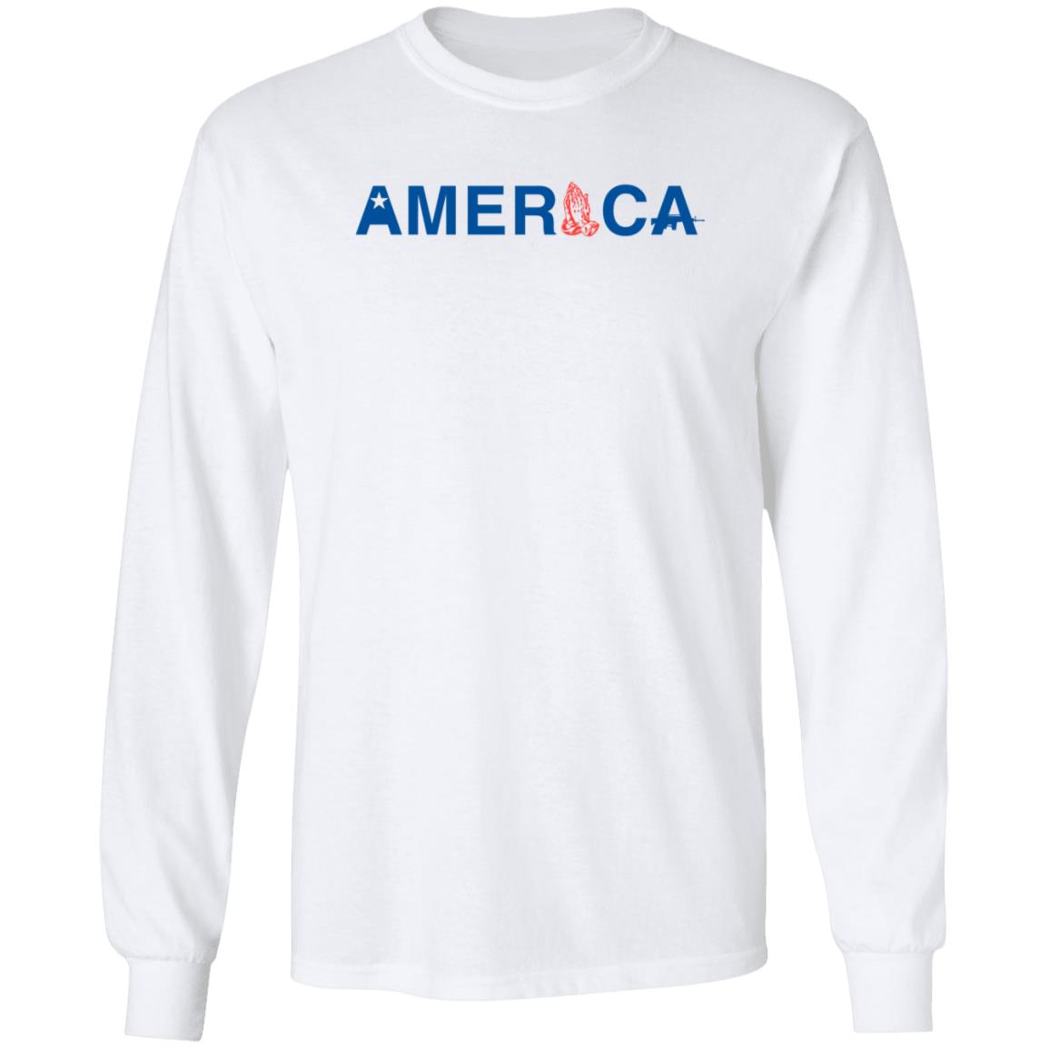 America Star Praying Hands Gun Shirt Kyle Kashuv America Star Praying Hands Gun Shirt - Teechipus