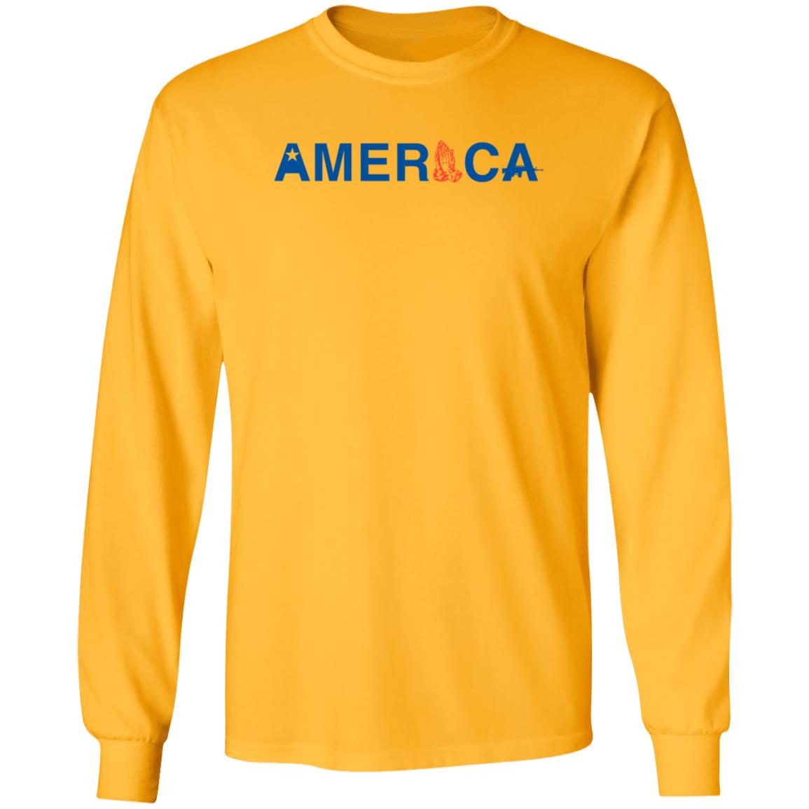 America Star Praying Hands Gun Shirt Kyle Kashuv America Star Praying Hands Gun Shirt - Teechipus