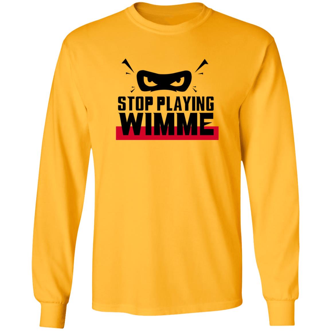 Stop Playing Wimme Shirt Michael Ebuka Ngene Stop Playing Wimme Shirt - Teechipus