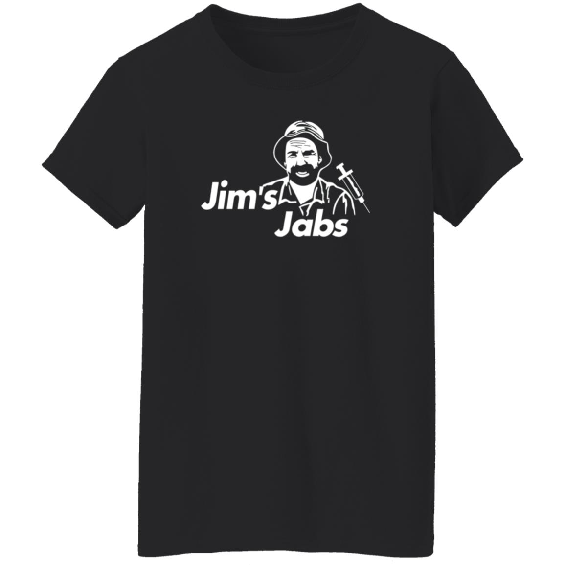 Jim's Jab's Shirt Jim's Jab's Merch Jim's Jabs With Vaccine Certificate Social Media Upload Shirt Hoodie - Teechipus