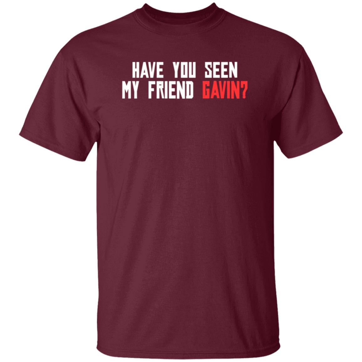 Have You Seen My Friend Gavin Shirt - Teechipus