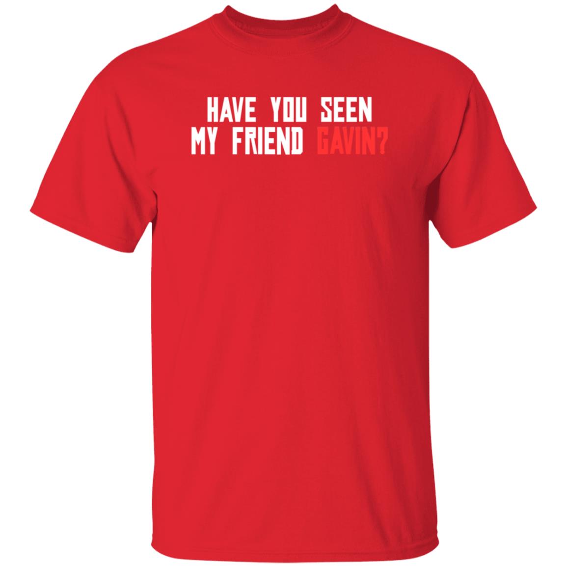 Have You Seen My Friend Gavin Shirt - Teechipus