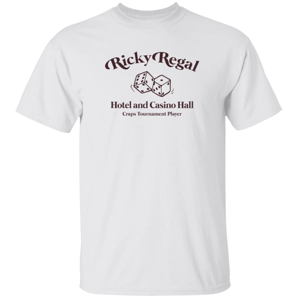 Ricky Regal Hotel And Casino Hall Shirt Brunomars Ricky Regal Hotel And Casino Hall Shirt - Teechipus