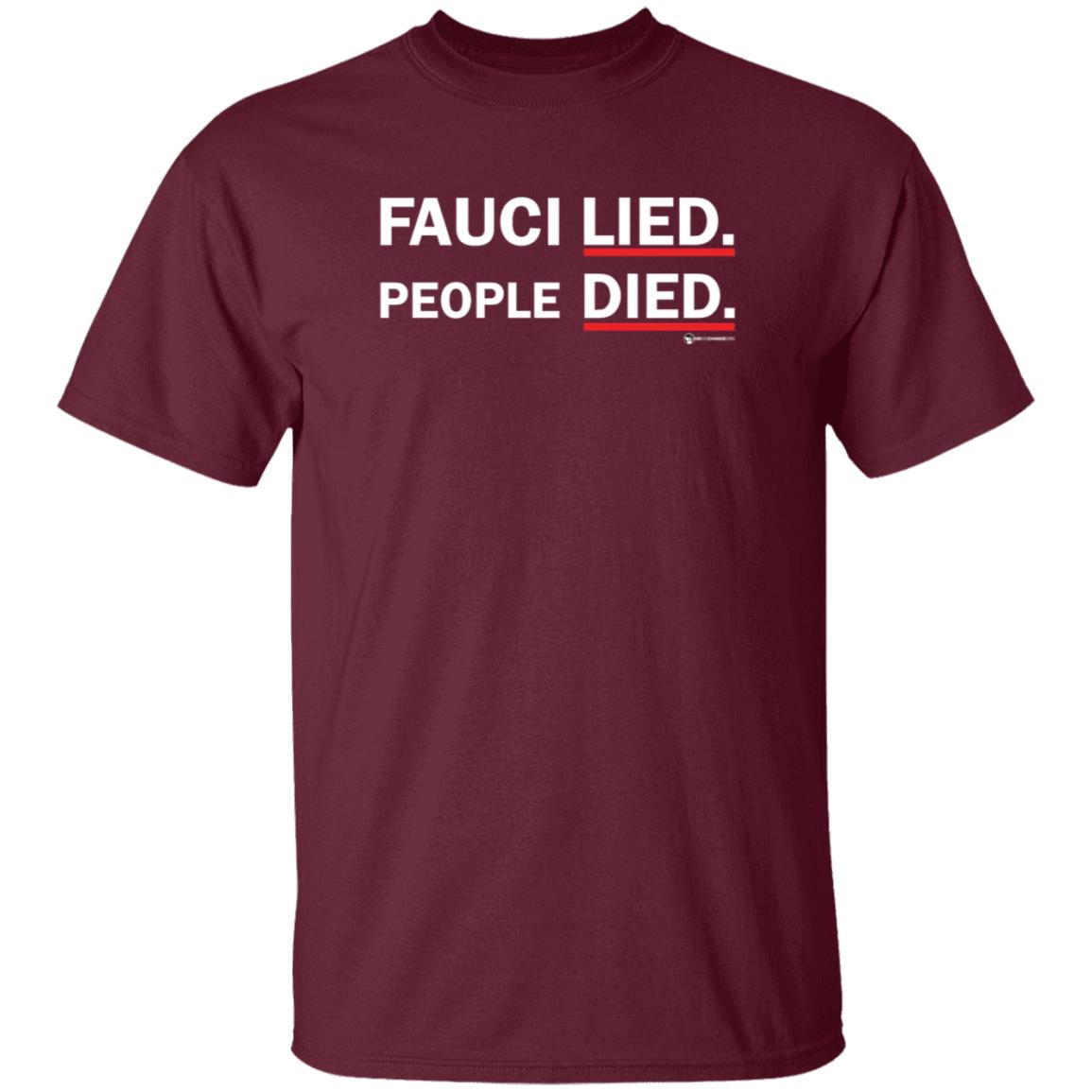Fauci Lied People Died Shirt Luke Rudkowski Fauci Lied People Died Shirt - Teechipus