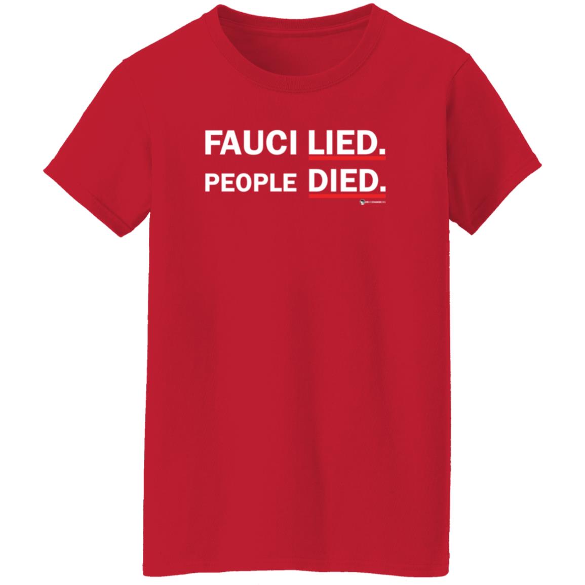 Fauci Lied People Died Shirt Luke Rudkowski Fauci Lied People Died Shirt - Teechipus