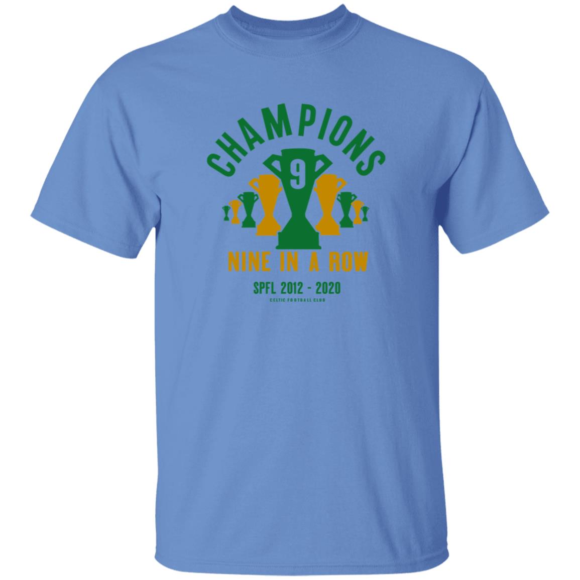 Champions Nine In A Row Shirt Celticfc Store Champions 9 In A Row T Shirt Trevor Sinclair Shirt Hoodie Sweatshirt - Teechipus
