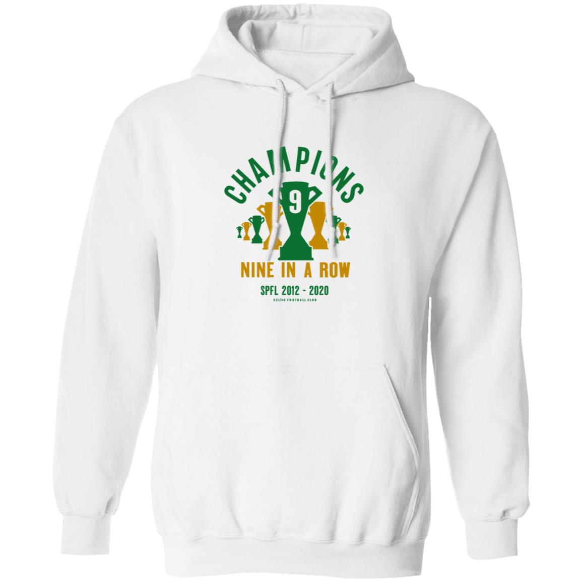 Champions Nine In A Row Shirt Celticfc Store Champions 9 In A Row T Shirt Trevor Sinclair Shirt Hoodie Sweatshirt - Teechipus