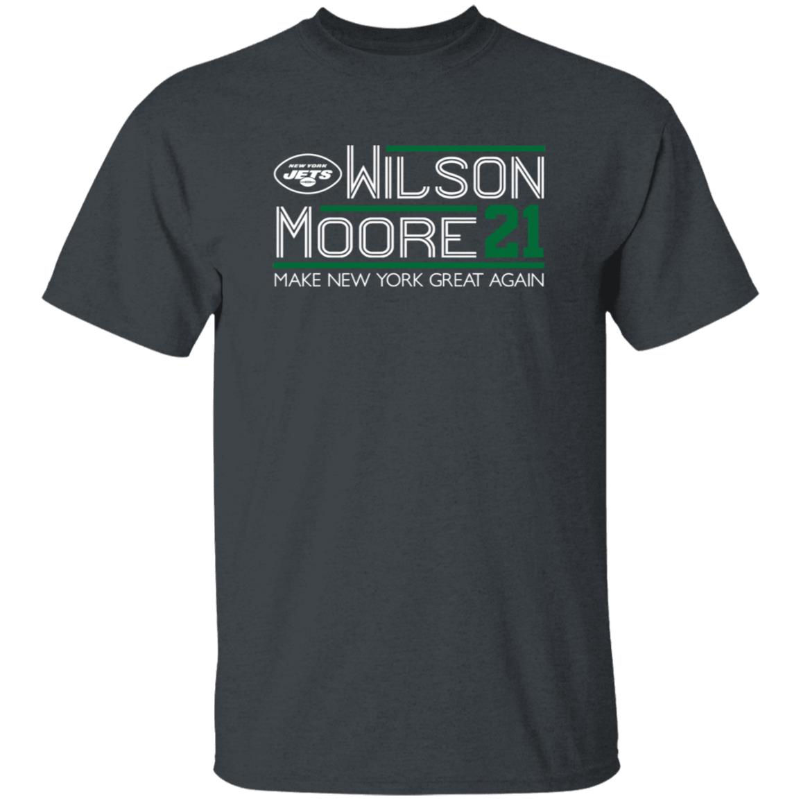 Zach Wilson Elijah Moore 2021 Campaign Shirt Wilson More 21 Make New York Great Again Shirt Hoodie Sweatshirt - Teechipus