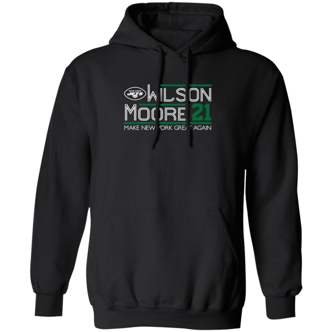 Zach Wilson Elijah Moore 2021 Campaign Shirt Wilson More 21 Make New York Great Again Shirt Hoodie Sweatshirt - Teechipus