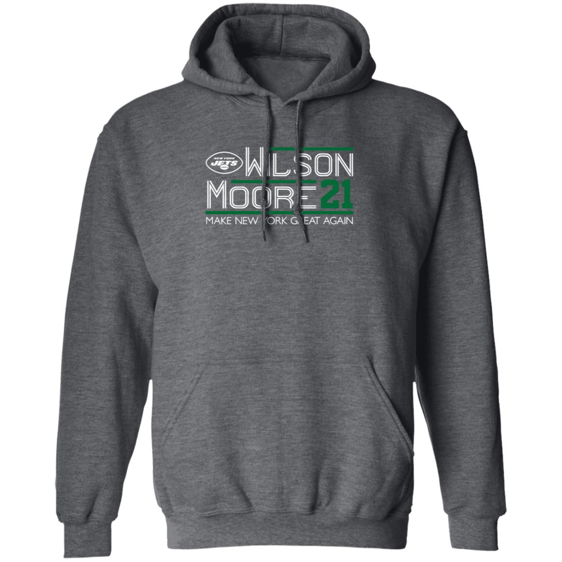 Zach Wilson Elijah Moore 2021 Campaign Shirt Wilson More 21 Make New York Great Again Shirt Hoodie Sweatshirt - Teechipus