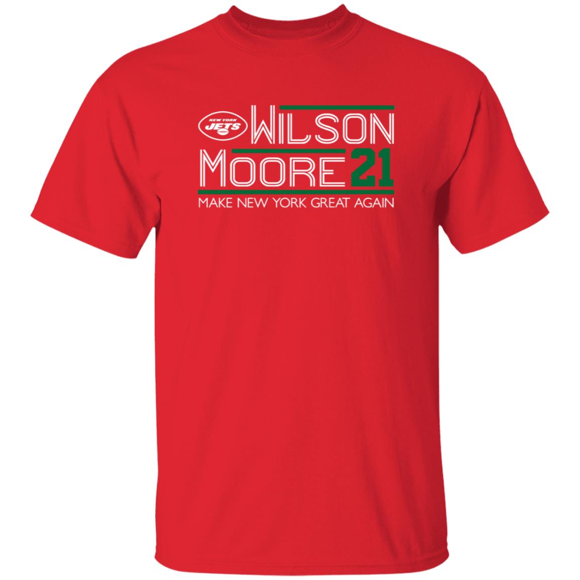 Zach Wilson Elijah Moore 2021 Campaign Shirt Wilson More 21 Make New York Great Again Shirt Hoodie Sweatshirt - Teechipus