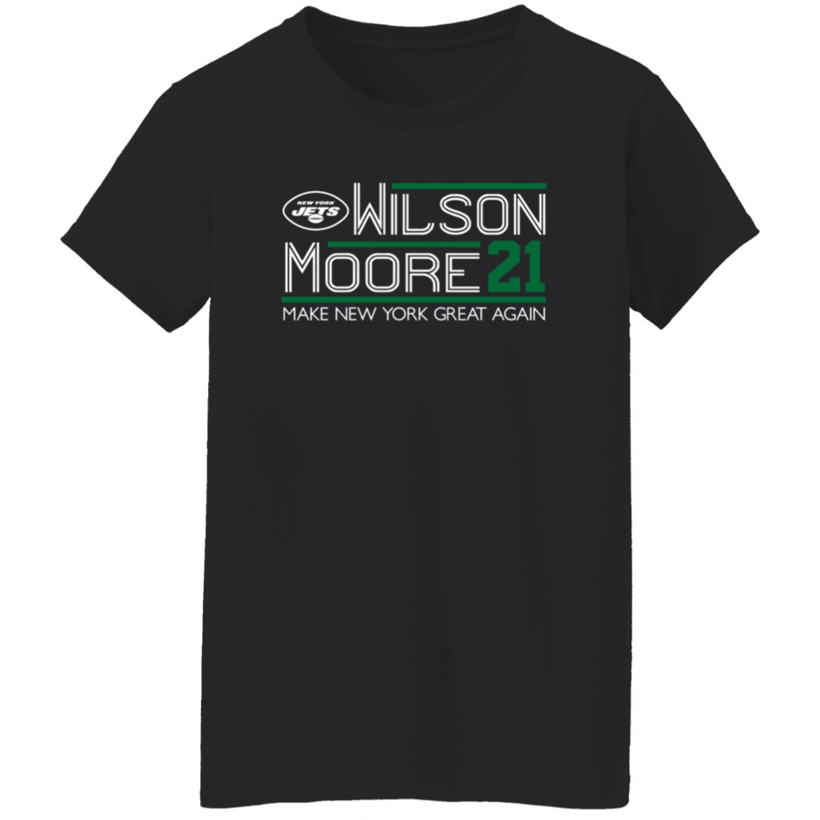 Zach Wilson Elijah Moore 2021 Campaign Shirt Wilson More 21 Make New York Great Again Shirt Hoodie Sweatshirt - Teechipus