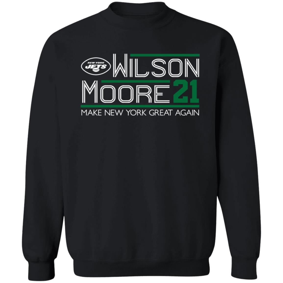 Zach Wilson Elijah Moore 2021 Campaign Shirt Wilson More 21 Make New York Great Again Shirt Hoodie Sweatshirt - Teechipus
