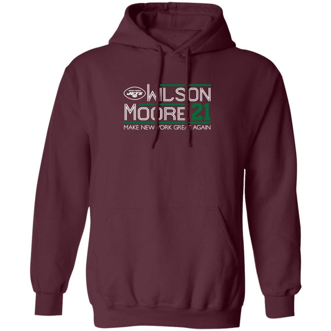 Zach Wilson Elijah Moore 2021 Campaign Shirt Wilson More 21 Make New York Great Again Shirt Hoodie Sweatshirt - Teechipus