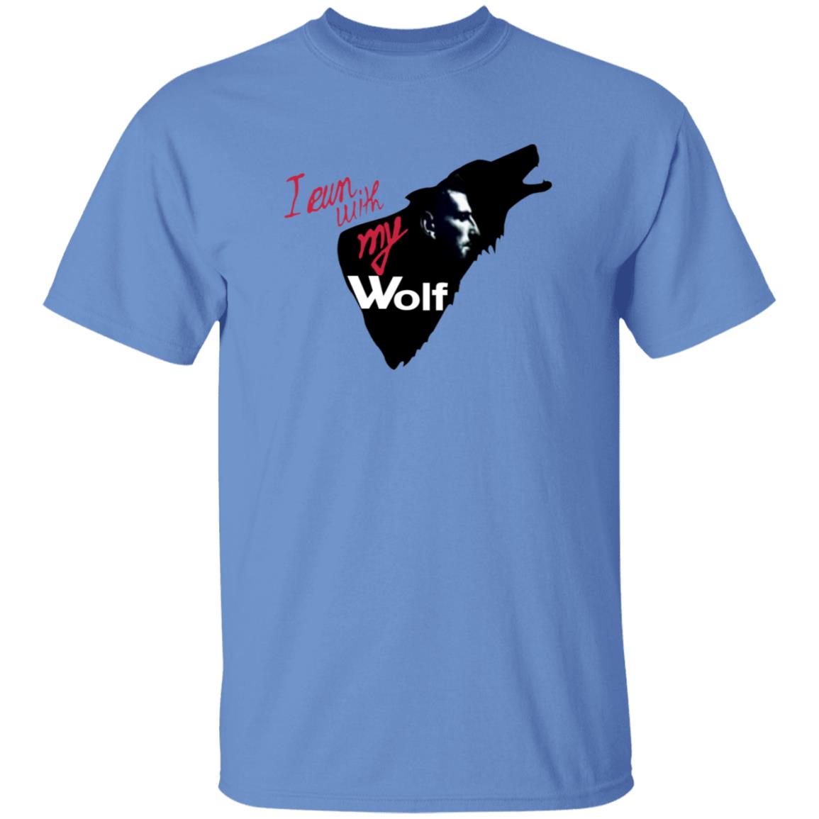 I Run With My Wolf Shirt By Jelena And Novak Djokovic Jelena's Viral Wolf T Shirt Hoodie Sweatshirt - Teechipus