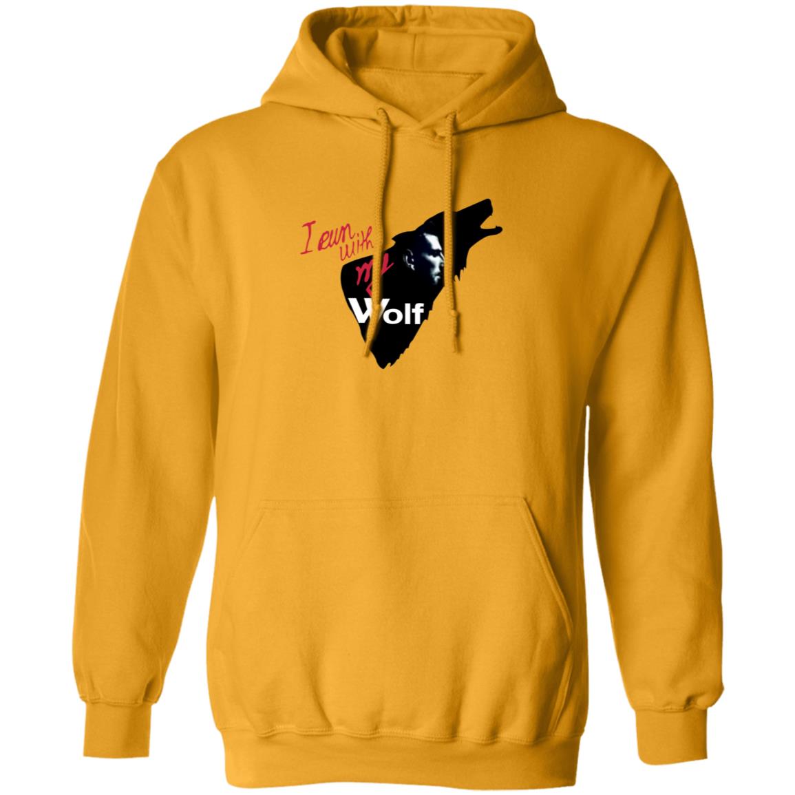 I Run With My Wolf Shirt By Jelena And Novak Djokovic Jelena's Viral Wolf T Shirt Hoodie Sweatshirt - Teechipus