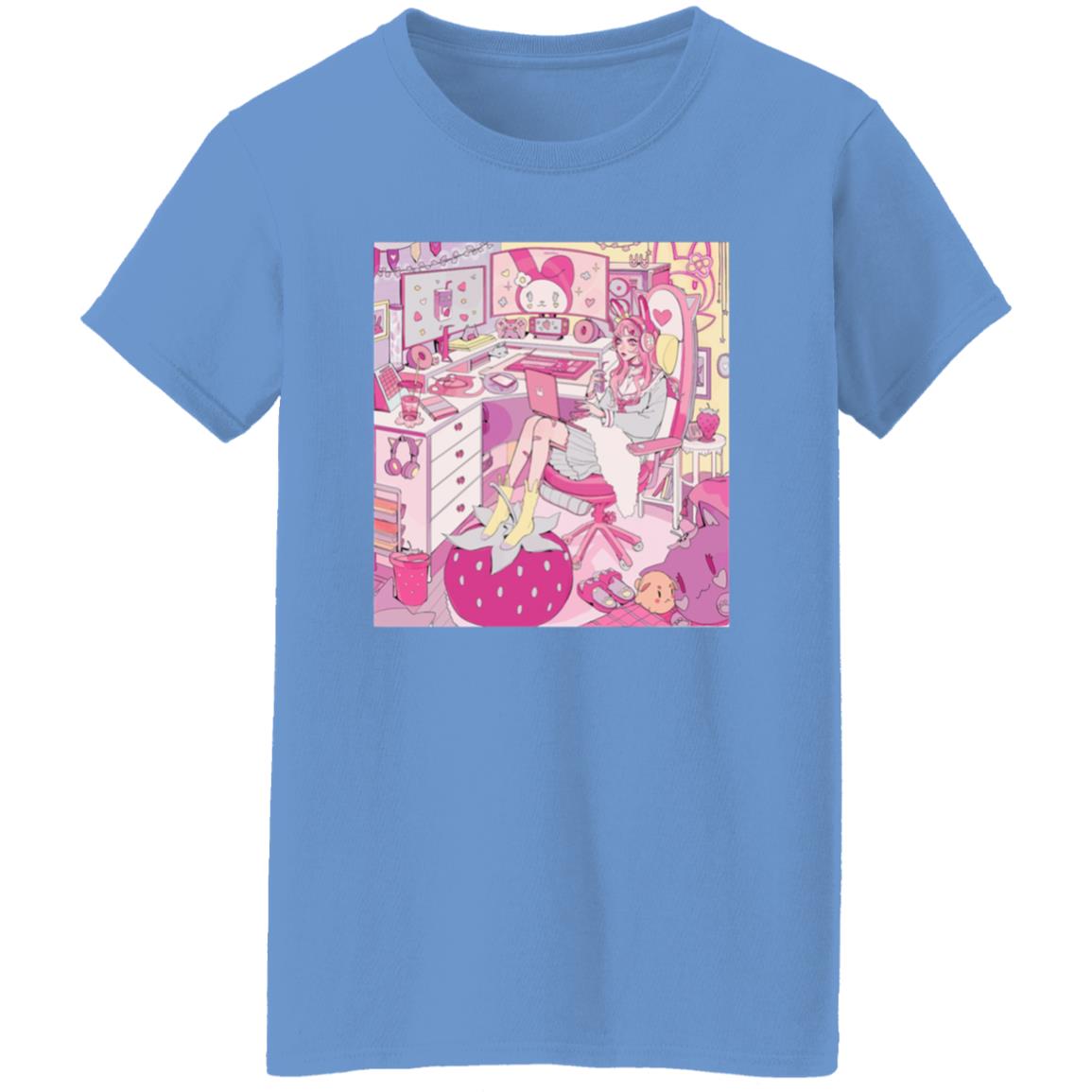 Kiru made Fuku Mono Merch Strawberry Mood Shirt - Teechipus