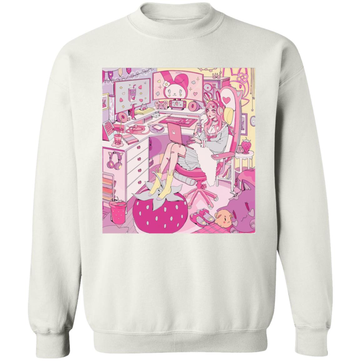 Kiru made Fuku Mono Merch Strawberry Mood Shirt - Teechipus