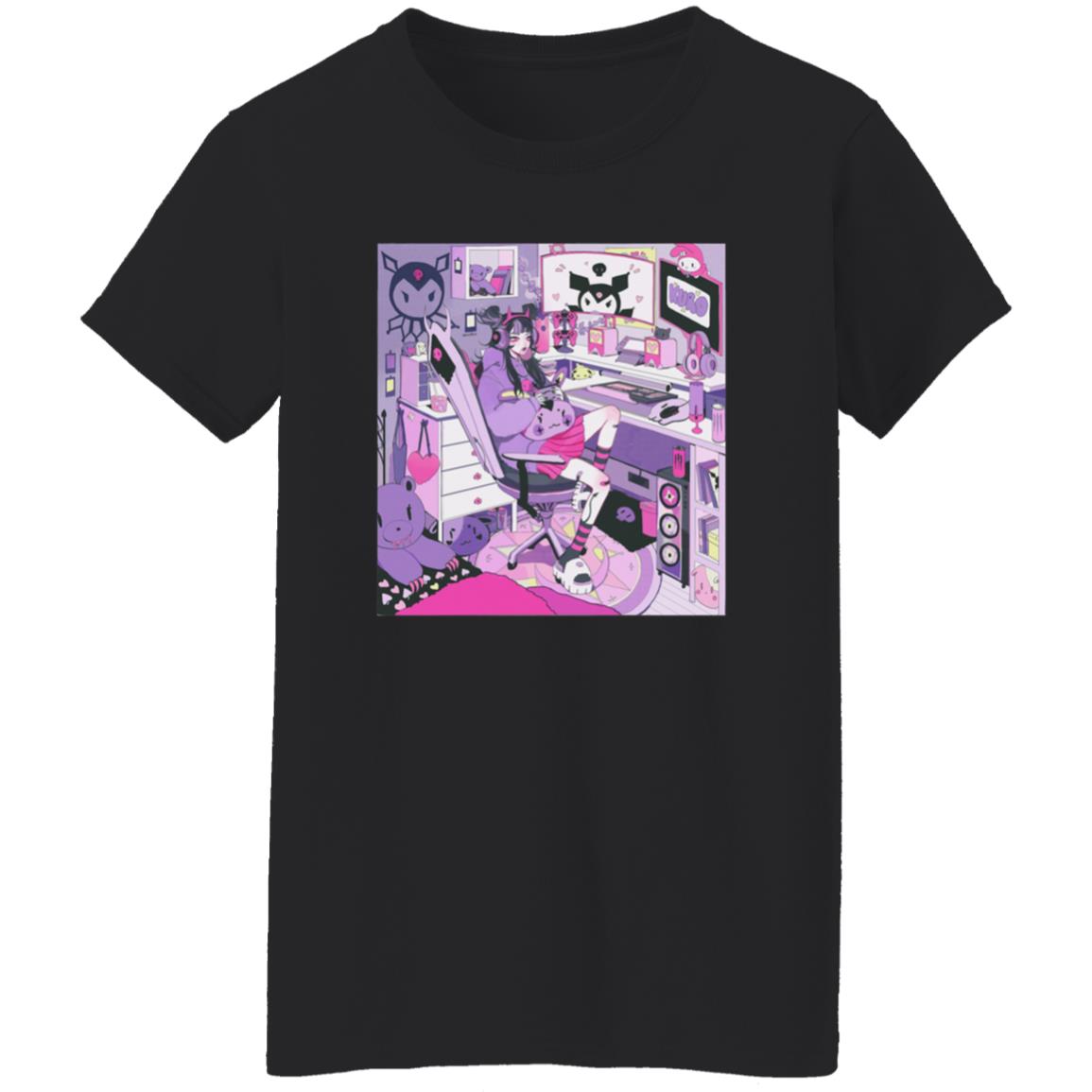 Kirumade Fuku Mono Merch Lavender Mood Shirt - Teechipus