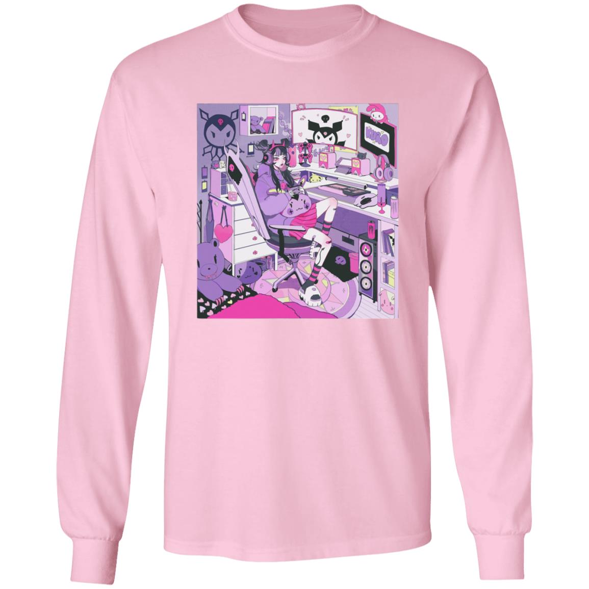 Kirumade Fuku Mono Merch Lavender Mood Shirt - Teechipus