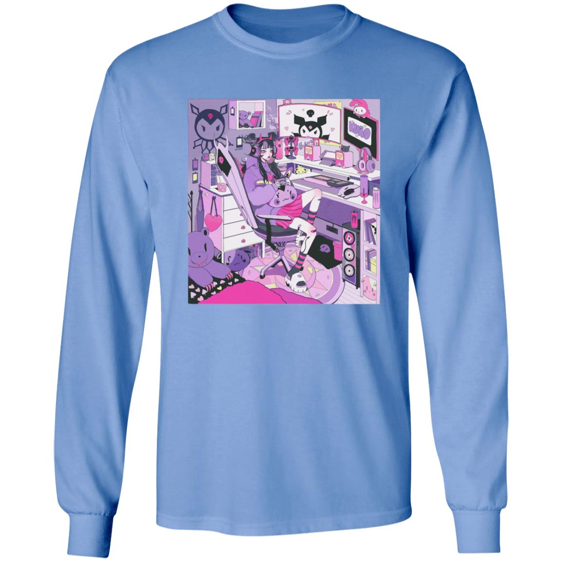 Kirumade Fuku Mono Merch Lavender Mood Shirt - Teechipus