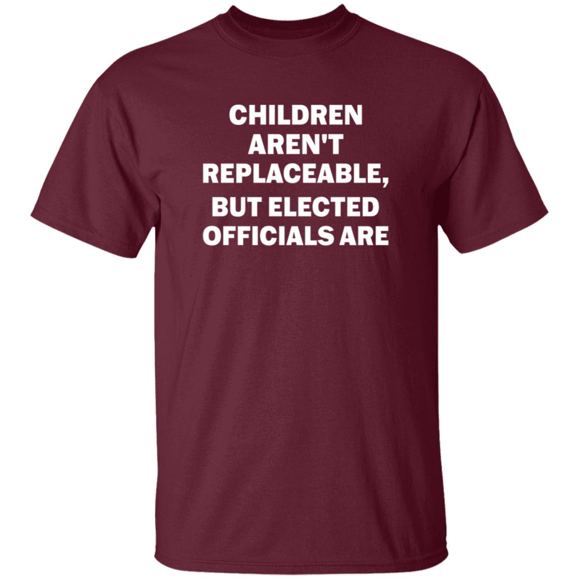 Children Aren't Replaceable But Elected Officials Are Shirt Tim Layton Wears Children Aren't Replaceable But Elected Officials Are Shirt - Teechipus