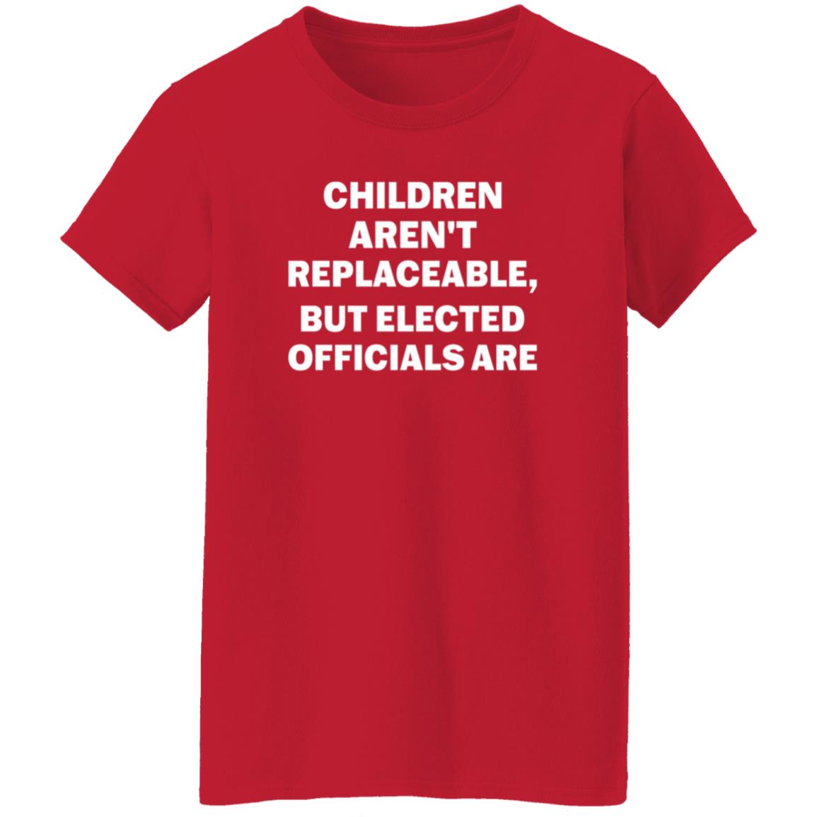 Children Aren't Replaceable But Elected Officials Are Shirt Tim Layton Wears Children Aren't Replaceable But Elected Officials Are Shirt - Teechipus