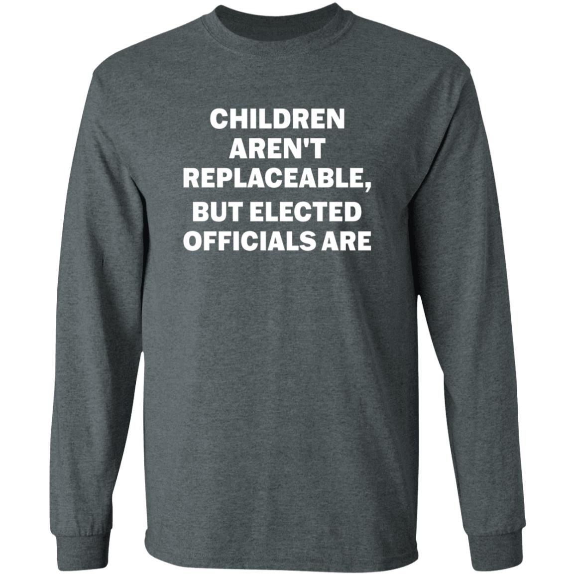 Children Aren't Replaceable But Elected Officials Are Shirt Tim Layton Wears Children Aren't Replaceable But Elected Officials Are Shirt - Teechipus