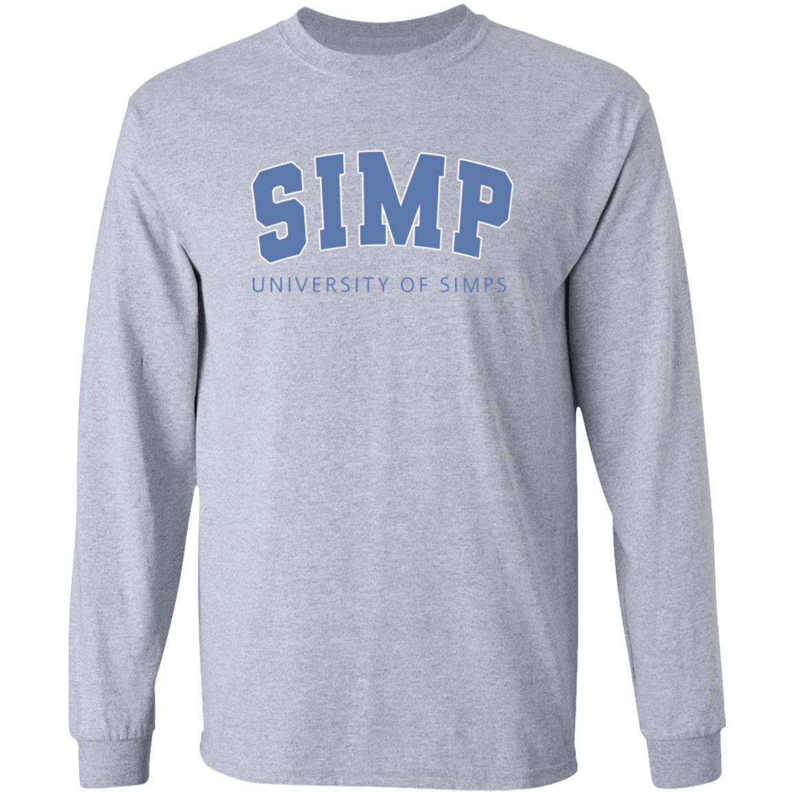 Simp University Of Simps Sweatshirt Jagy Merch Simp University Sweater Angel Shirt Hoodie - Teechipus