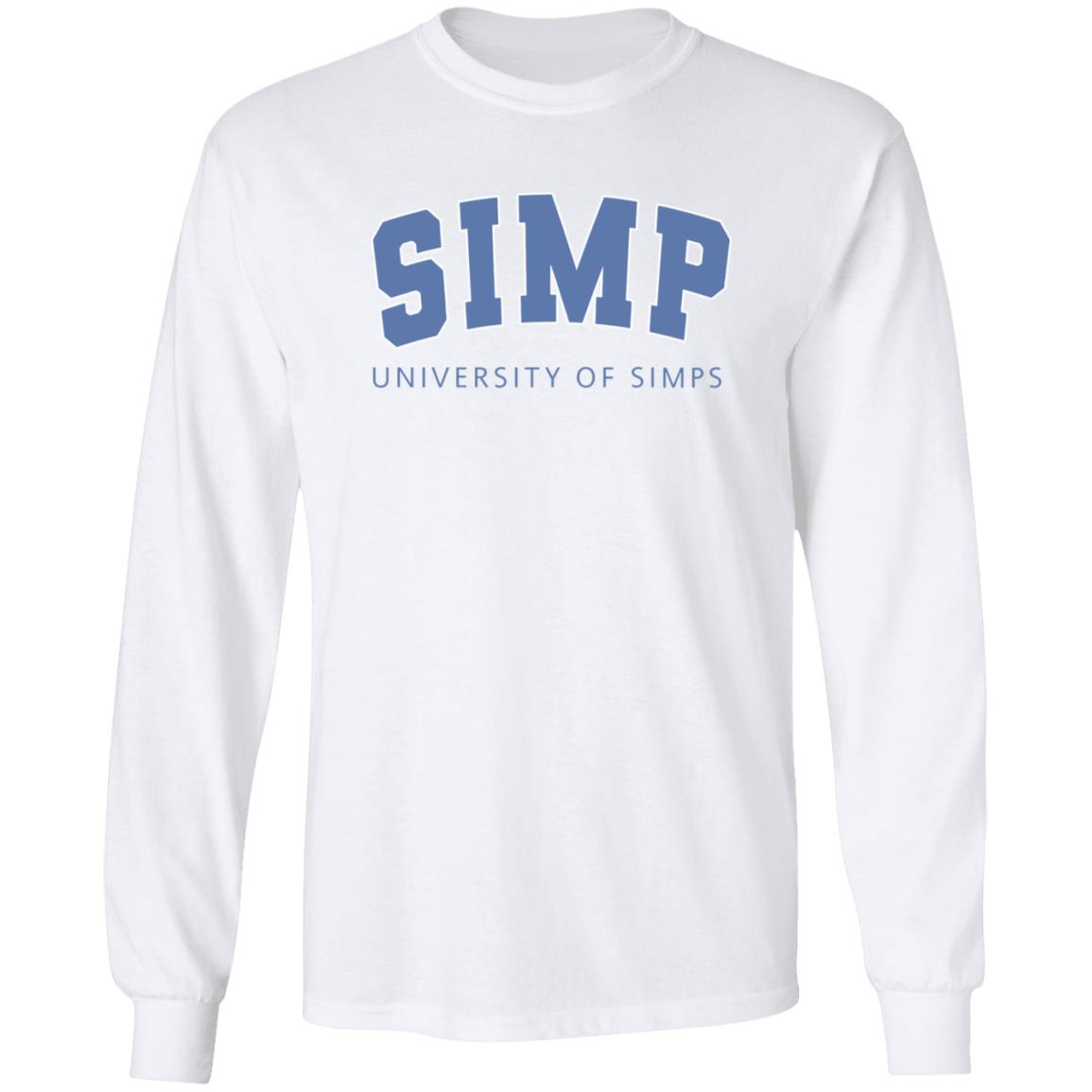 Simp University Of Simps Sweatshirt Jagy Merch Simp University Sweater Angel Shirt Hoodie - Teechipus