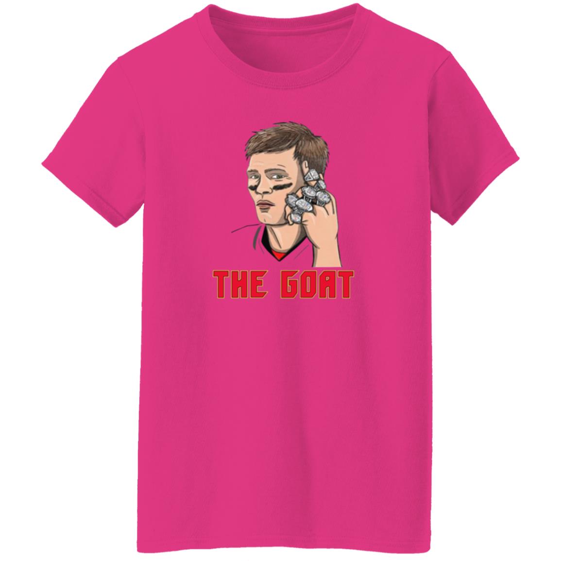 Tom Brady The Goat Shirt Tampa Bay - Teechipus